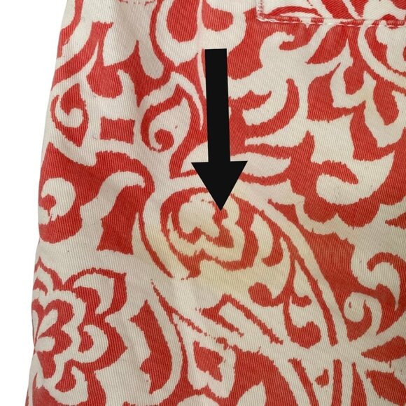 Tommy Hilfiger Women's Pink and White Floral Print Shorts, Size 6 - Picture 8 of 8